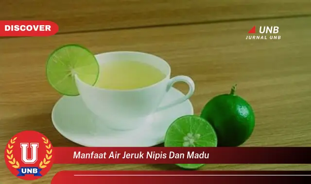 manfaat air jeruk nipis dan madu