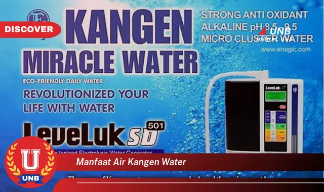 manfaat air kangen water