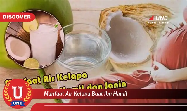 manfaat air kelapa buat ibu hamil