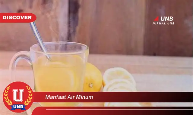 manfaat air minum