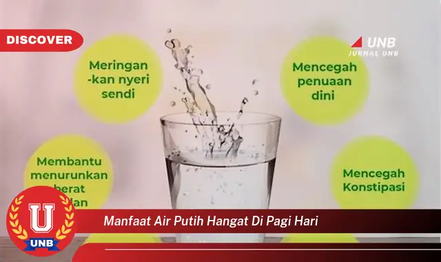 manfaat air putih hangat di pagi hari