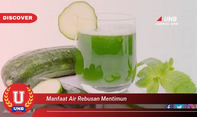 manfaat air rebusan mentimun