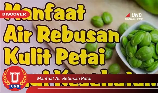manfaat air rebusan petai manfaat air rebusan petai