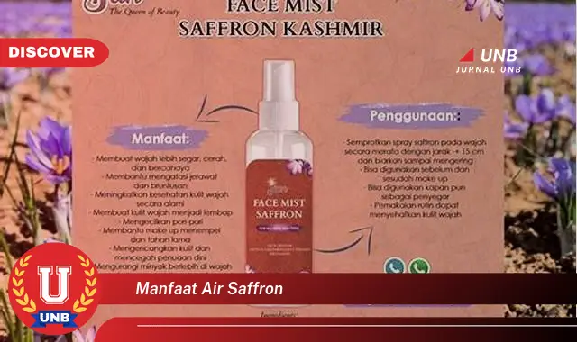 manfaat air saffron manfaat air saffron