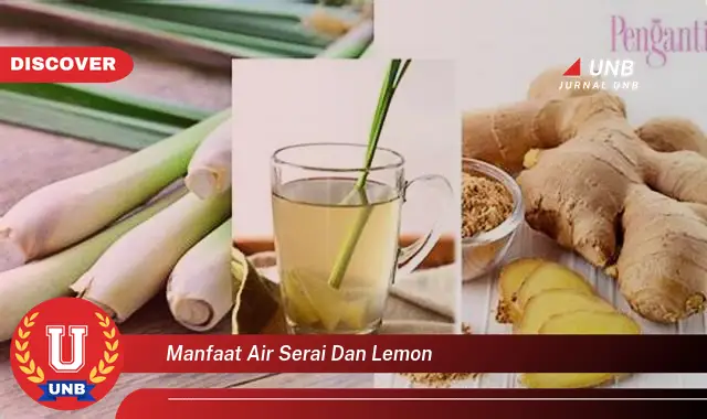 manfaat air serai dan lemon