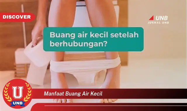 manfaat buang air kecil