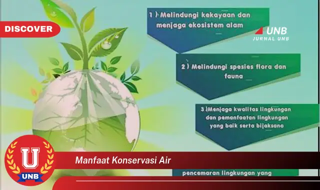 manfaat konservasi air