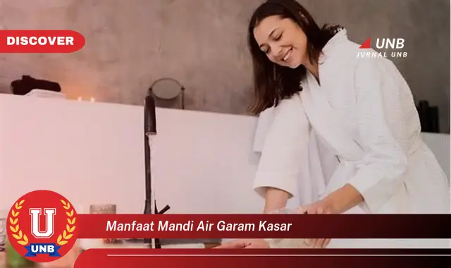 manfaat mandi air garam kasar
