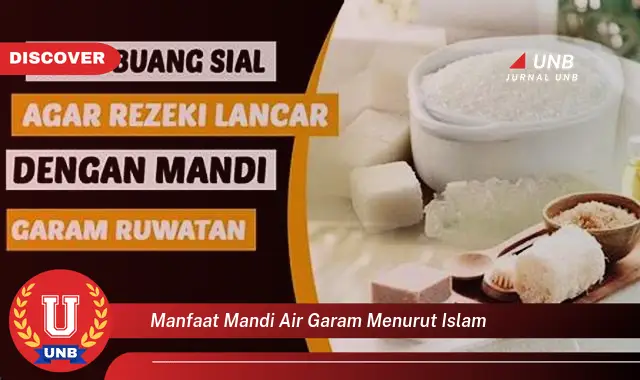 manfaat mandi air garam menurut islam