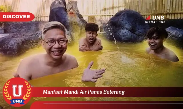 manfaat mandi air panas belerang