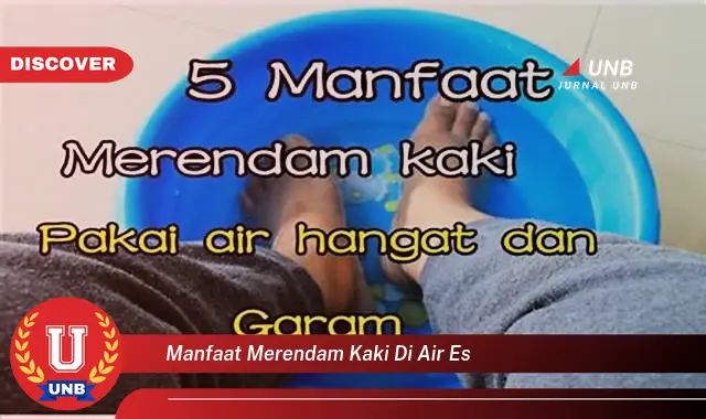 manfaat merendam kaki di air es