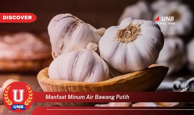 manfaat minum air bawang putih