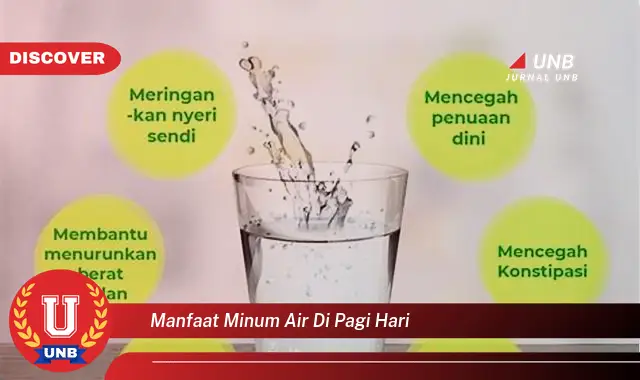 manfaat minum air di pagi hari