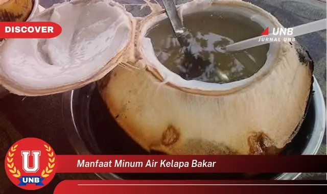 manfaat minum air kelapa bakar