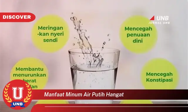 manfaat minum air putih hangat