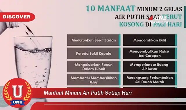 manfaat minum air putih setiap hari