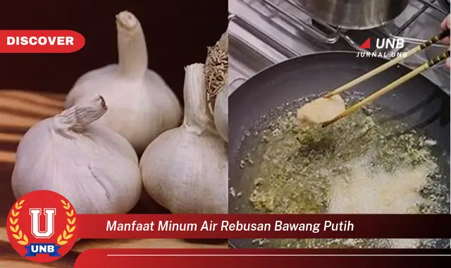 manfaat minum air rebusan bawang putih