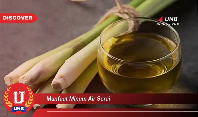 manfaat minum air serai