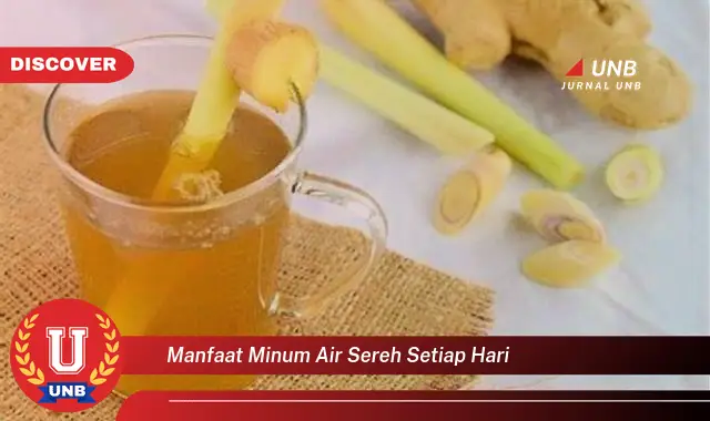 manfaat minum air sereh setiap hari