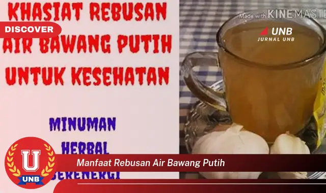 manfaat rebusan air bawang putih