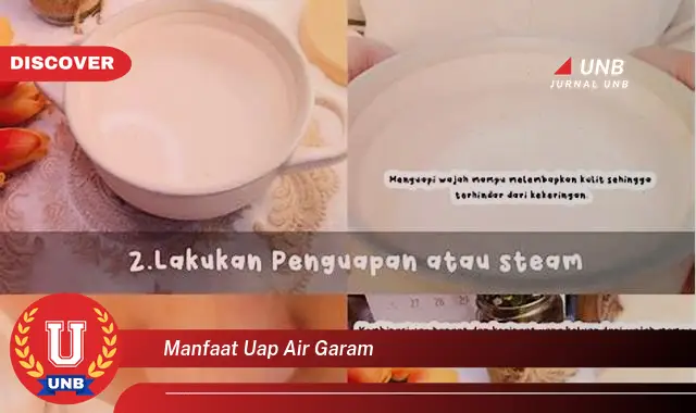 manfaat uap air garam