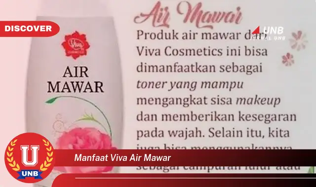 manfaat viva air mawar