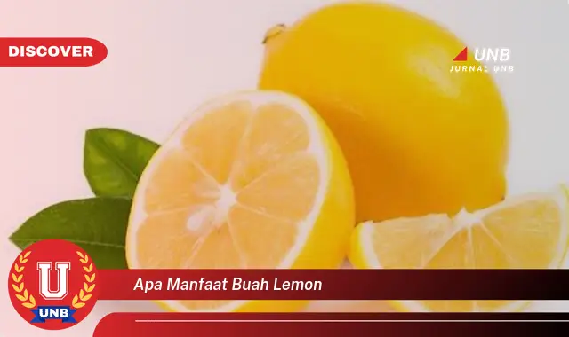 apa manfaat buah lemon