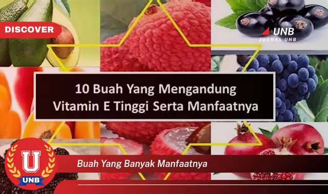 buah yang banyak manfaatnya