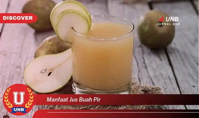 manfaat jus buah pir