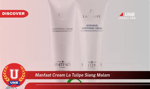 manfaat cream la tulipe siang malam manfaat cream la tulipe siang malam