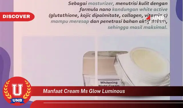 manfaat cream ms glow luminous manfaat cream ms glow luminous
