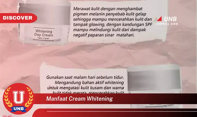 manfaat cream whitening