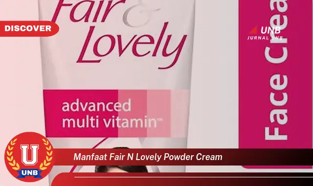 manfaat fair n lovely powder cream