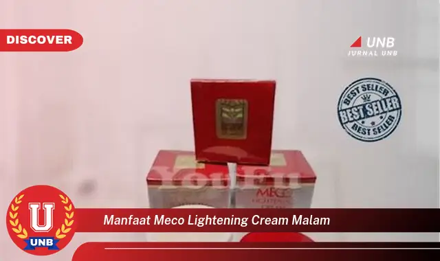 manfaat meco lightening cream malam