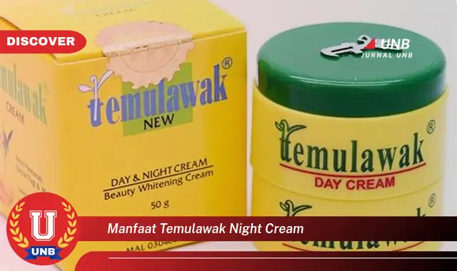 manfaat temulawak night cream