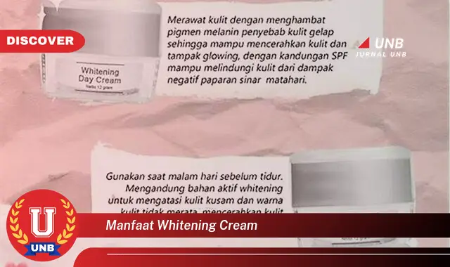 manfaat whitening cream