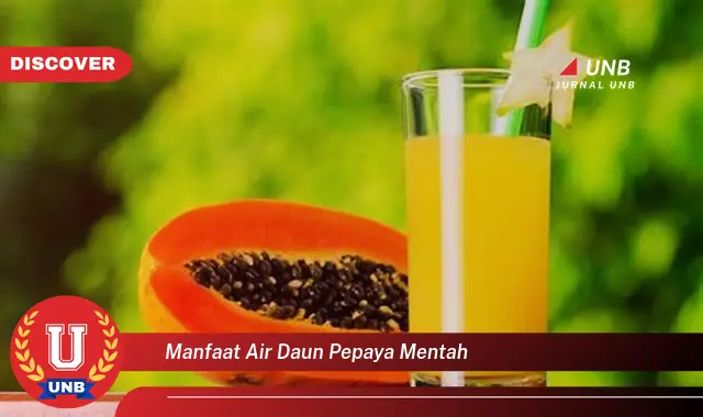 Ketahui 10 Manfaat Air Daun Pepaya Mentah untuk Kesehatan Tubuh Anda