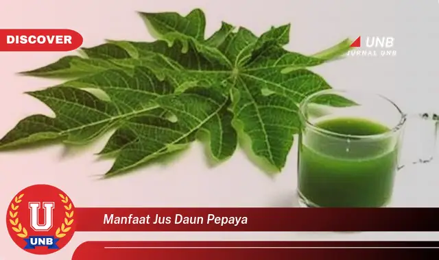 manfaat jus daun pepaya