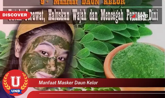 manfaat masker daun kelor