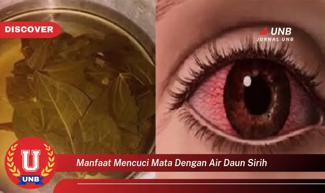 Ketahui 9 Manfaat Mencuci Mata dengan Air Daun Sirih untuk Kesehatan Mata Anda