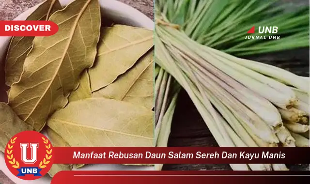 Ketahui 10 Manfaat Rebusan Daun Salam, Sereh, dan Kayu Manis untuk Kesehatan Anda