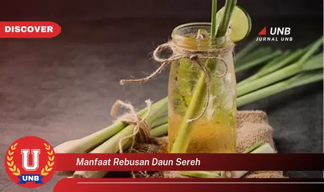 Ketahui 10 Manfaat Rebusan Daun Sereh untuk Kesehatan Tubuh Anda