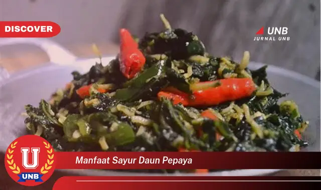 manfaat sayur daun pepaya