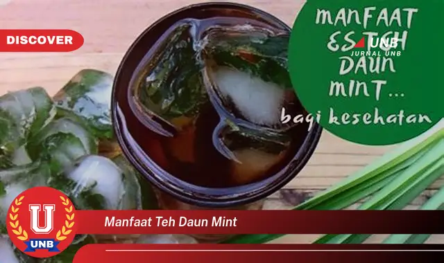 manfaat teh daun mint