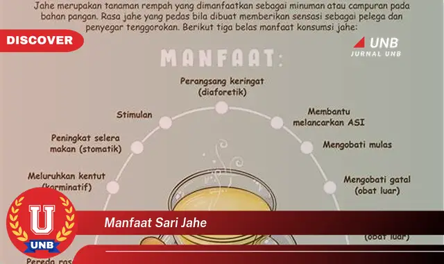 manfaat sari jahe