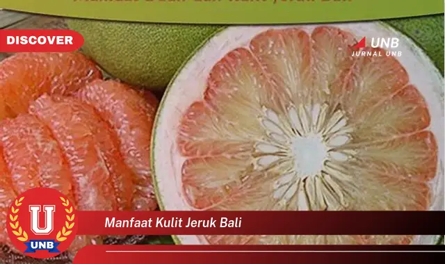 manfaat kulit jeruk bali