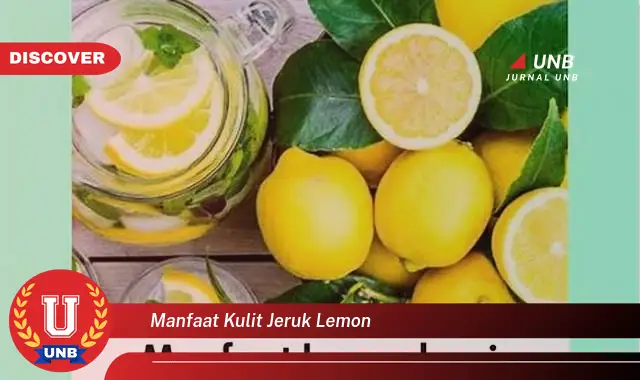 manfaat kulit jeruk lemon