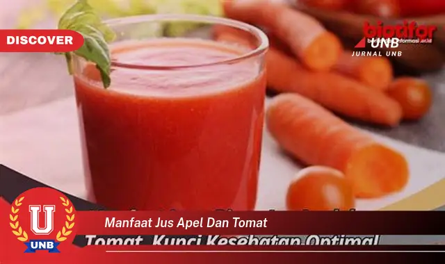 manfaat jus apel dan tomat