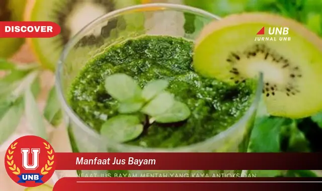 manfaat jus bayam