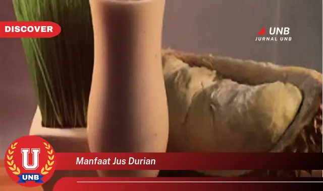 manfaat jus durian